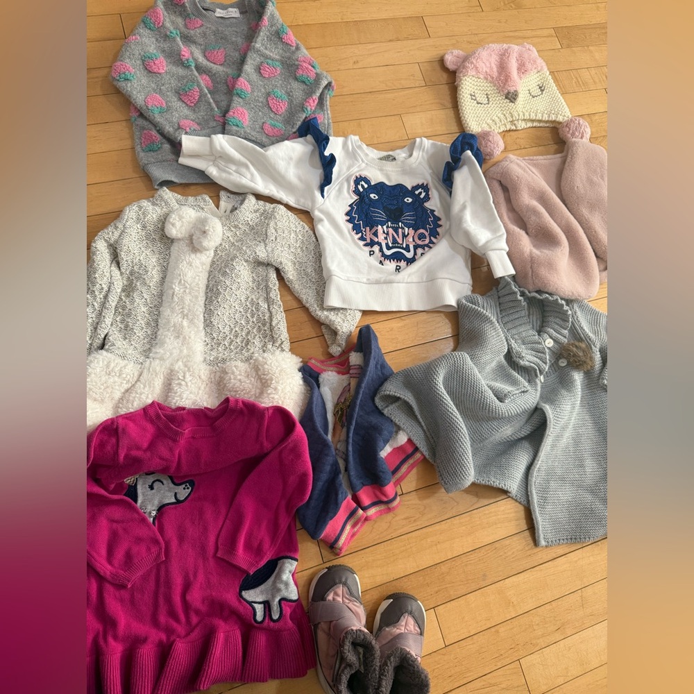 2-3years girl winter bundle(plus shoes)